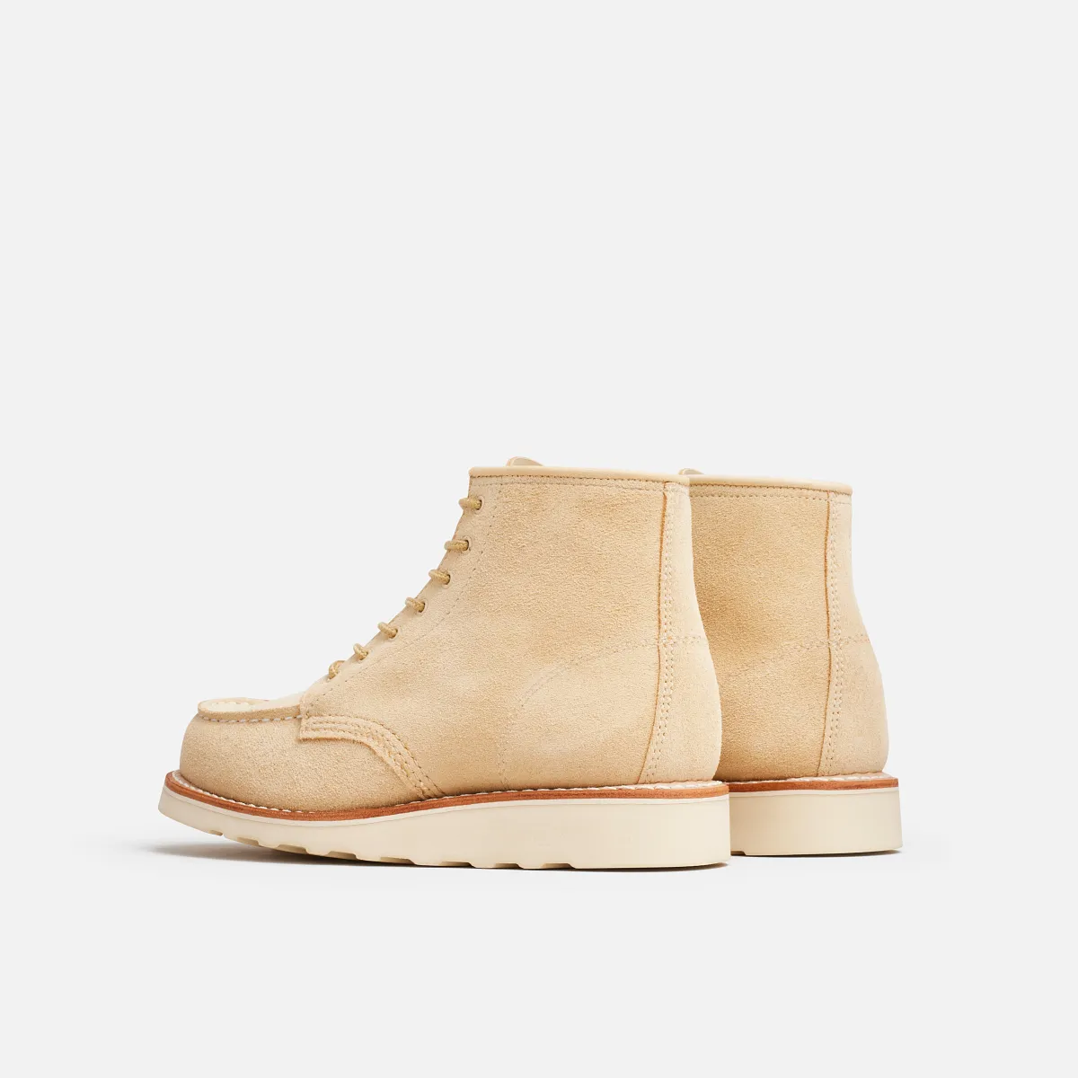Red Wing Classic Moc Women's 6-inch Boot Cream Abilene Leather 3328