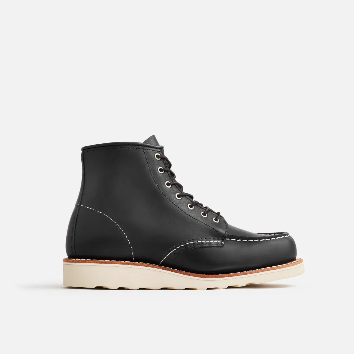 Red Wing Classic Moc Women's 6-inch Boot Black Boundary Leather 3373