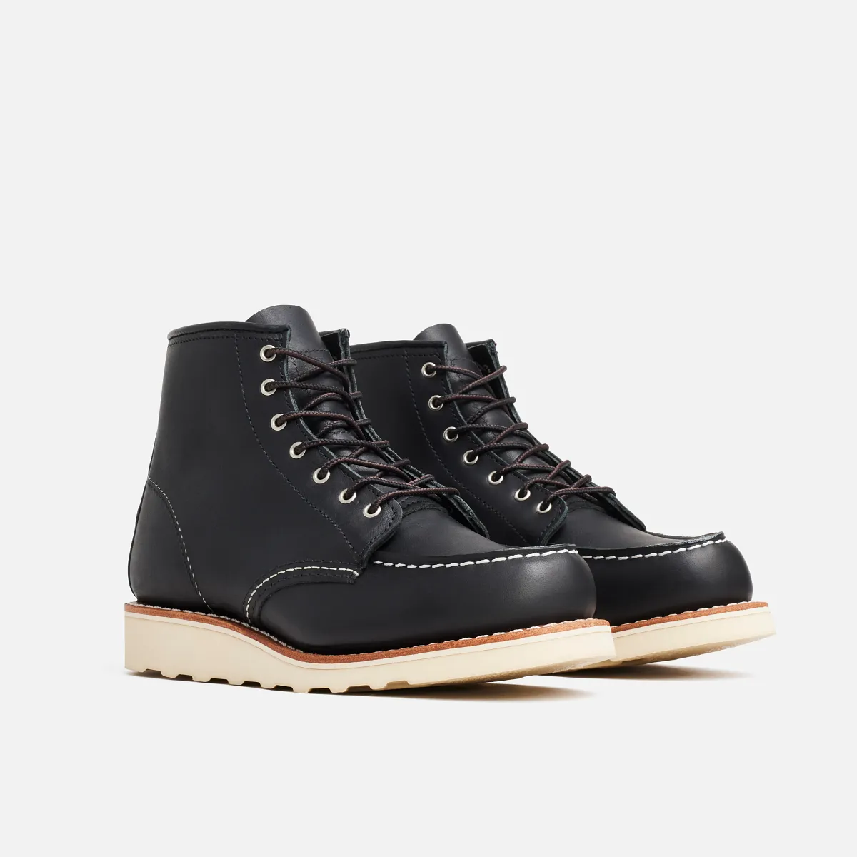 Red Wing Classic Moc Women's 6-inch Boot Black Boundary Leather 3373