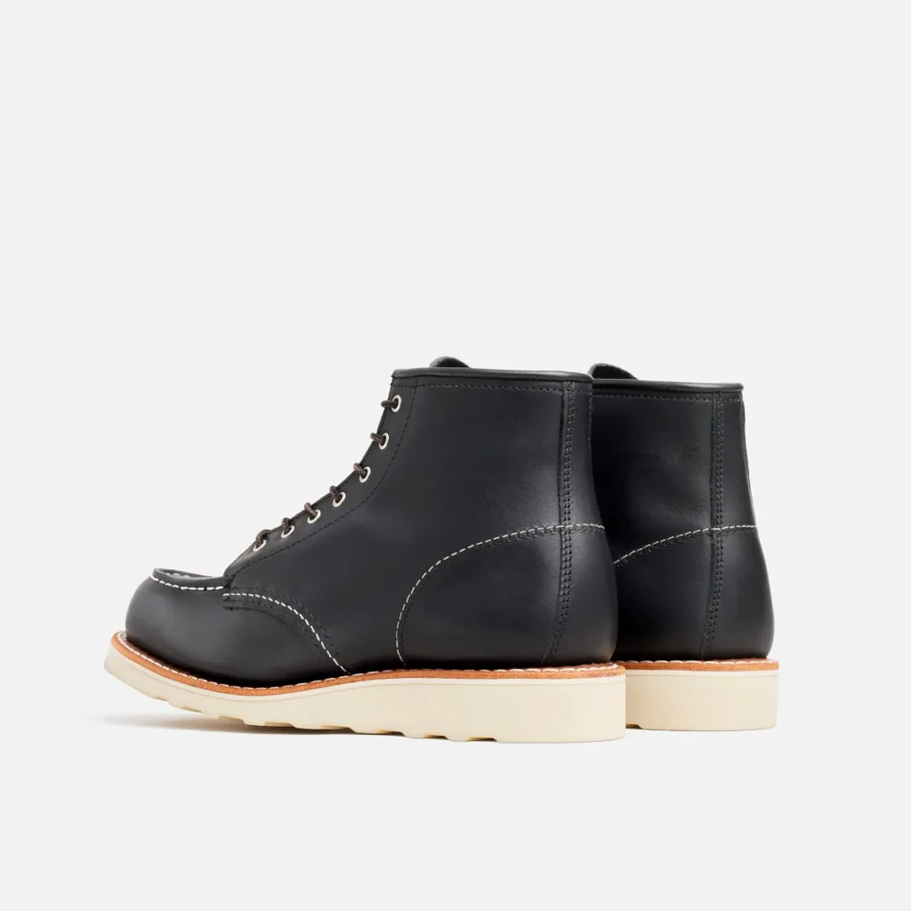 Red Wing Classic Moc Women's 6-inch Boot Black Boundary Leather 3373