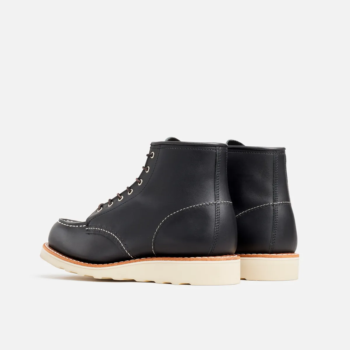 Red Wing Classic Moc Women's 6-inch Boot Black Boundary Leather 3373