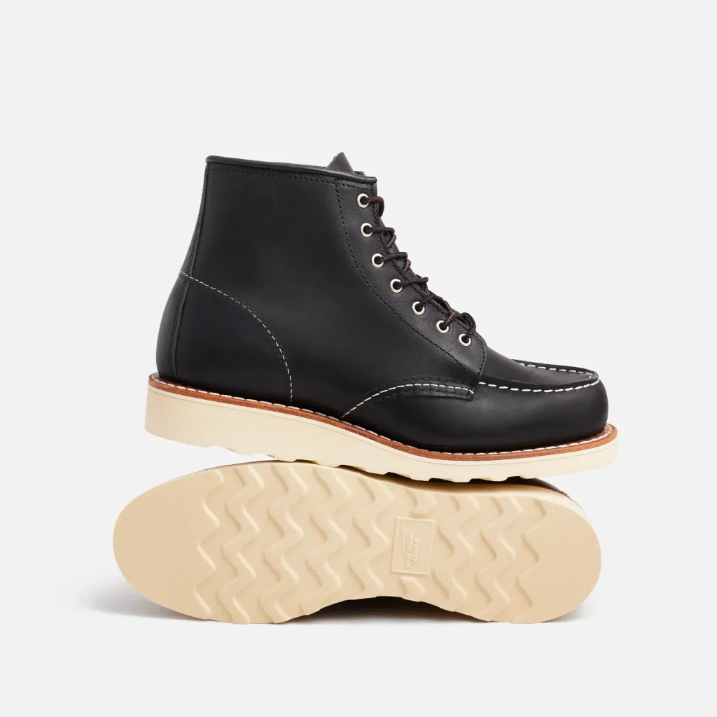 Red Wing Classic Moc Women's 6-inch Boot Black Boundary Leather 3373