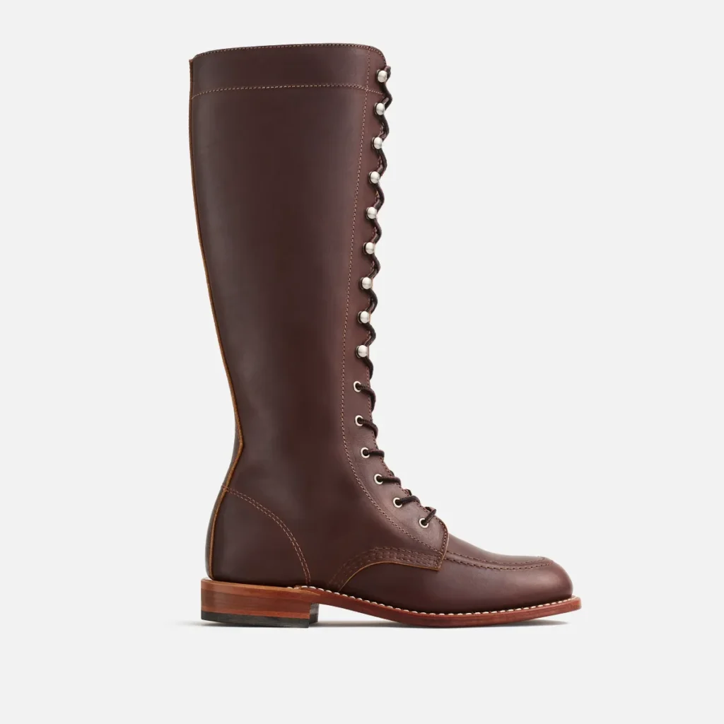 Red Wing Gloria Women's Tall Boot Mahogany Oro-iginal Leather 3386