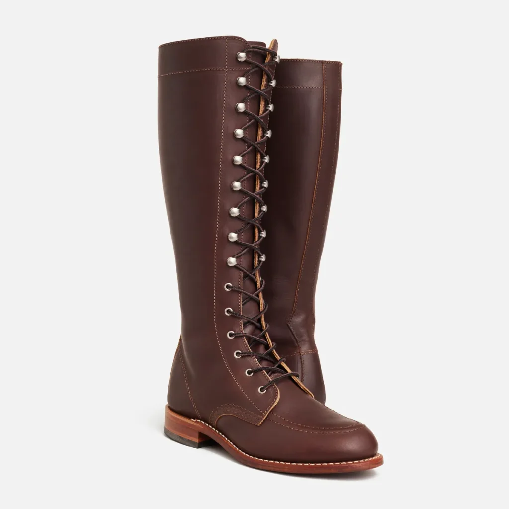 Red Wing Gloria Women's Tall Boot Mahogany Oro-iginal Leather 3386