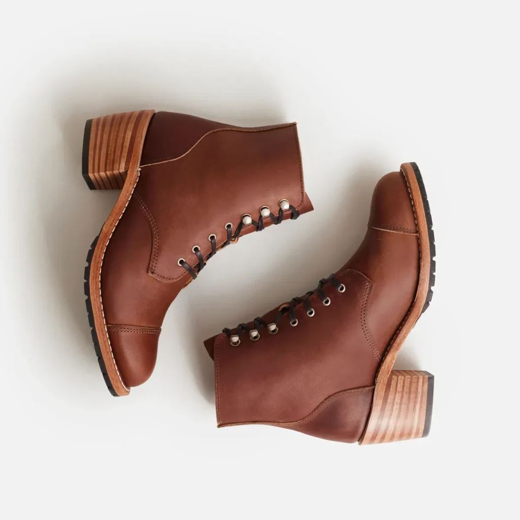 Red Wing Eileen Women's Heeled Boot Amber Harness 3399