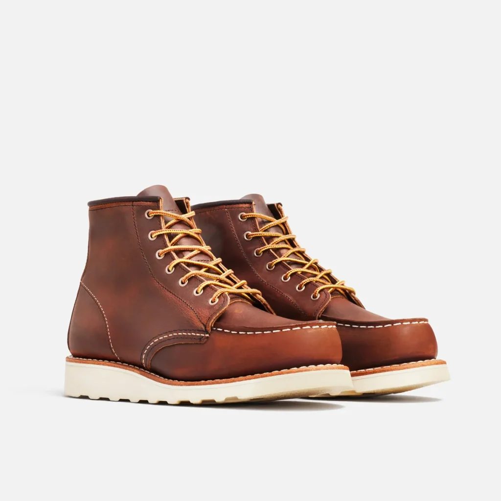 Red Wing Classic Moc Women's Boot Copper Rough & Tough Leather 3428