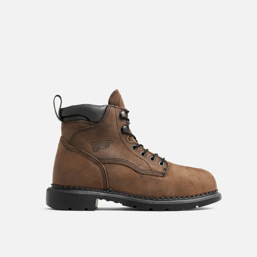 Red Wing SuperSole Men's 6-inch Waterproof Safety Toe Metguard Boot 4433