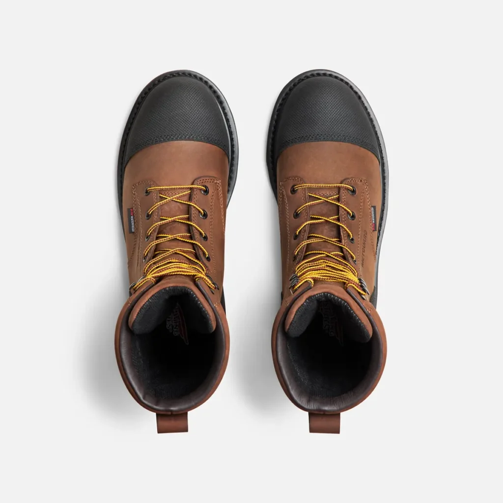 Red Wing TruWelt Men's 10-inch Waterproof Safety Toe Metguard Boot 4499