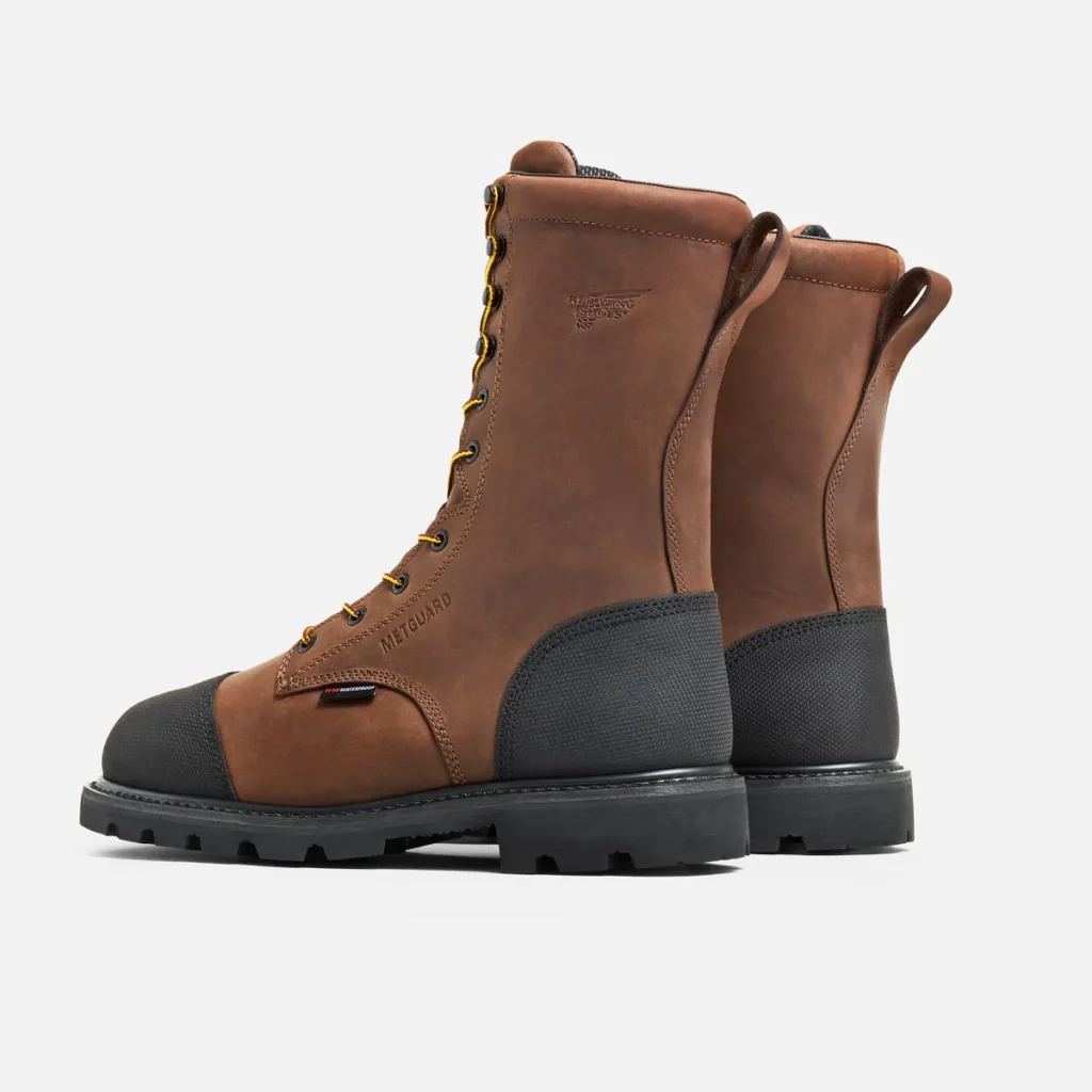 Red Wing TruWelt Men's 10-inch Waterproof Safety Toe Metguard Boot 4499