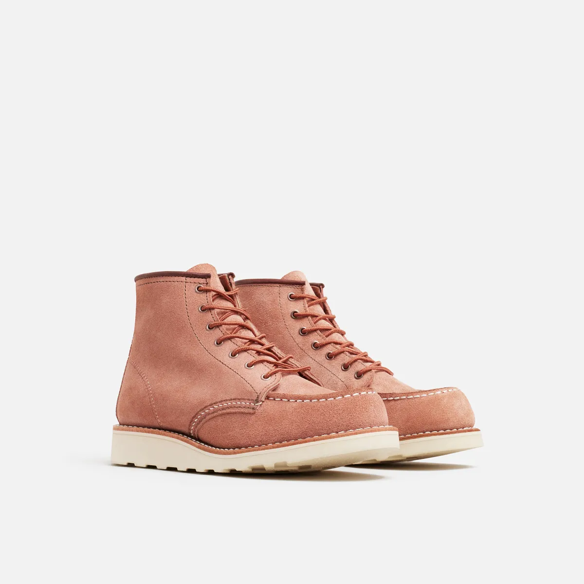 Red Wing Classic Moc Women's 6-inch Boot Dusty Rose Abilene Leather 3319