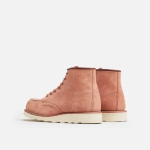 Red Wing Classic Moc Women's 6-inch Boot Dusty Rose Abilene Leather 3319