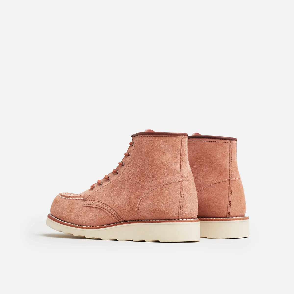 Red Wing Classic Moc Women's 6-inch Boot Dusty Rose Abilene Leather 3319