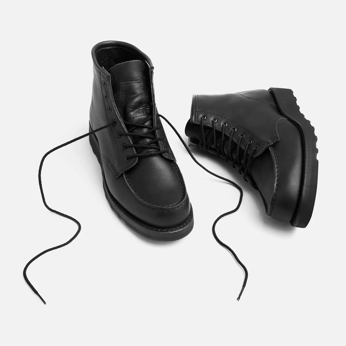 Red Wing Classic Moc Women's 6-inch Boot Black Boundary Leather 3380