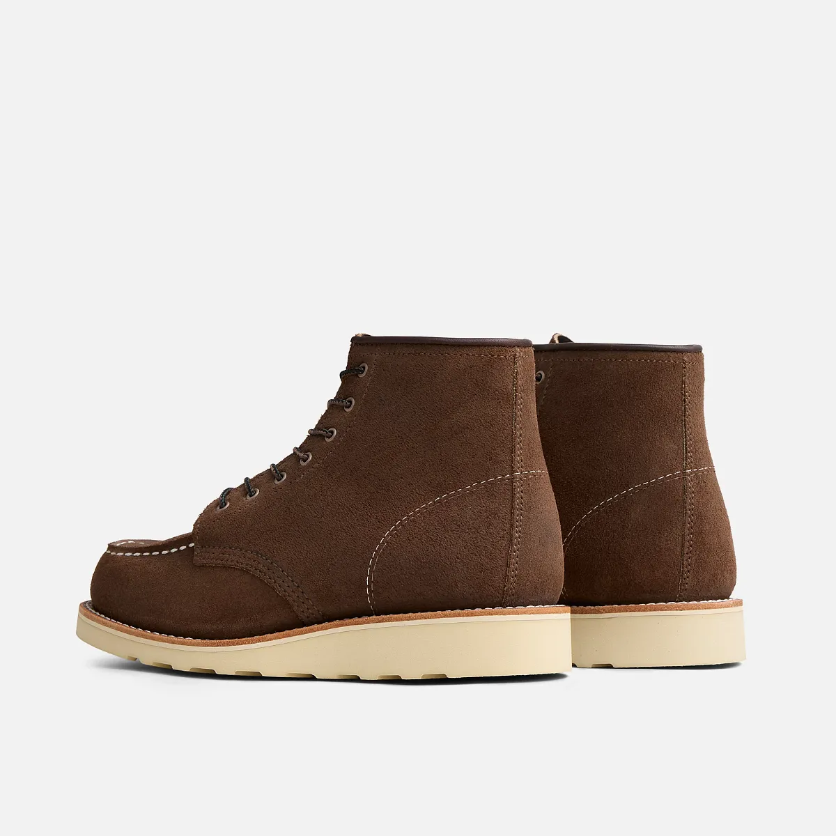 Red Wing Women's 6-inch Classic Moc Boot Chocolate Muleskinner 3476