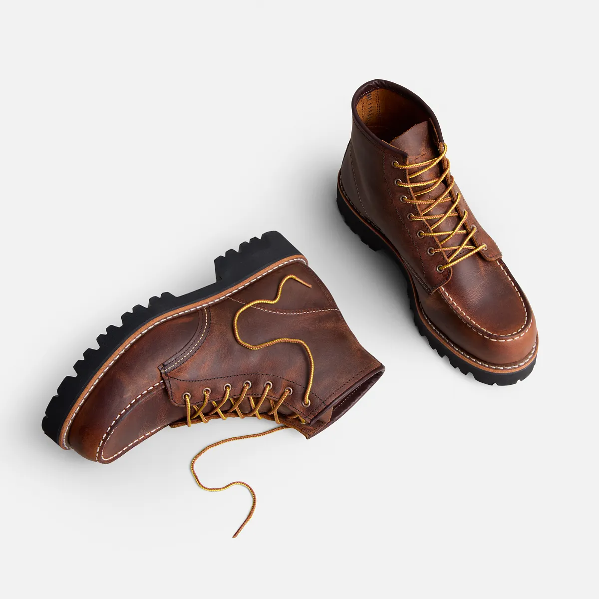 Red Wing Porter Moc Women's 6-inch Boot Copper Rough & Tough Leather 3498