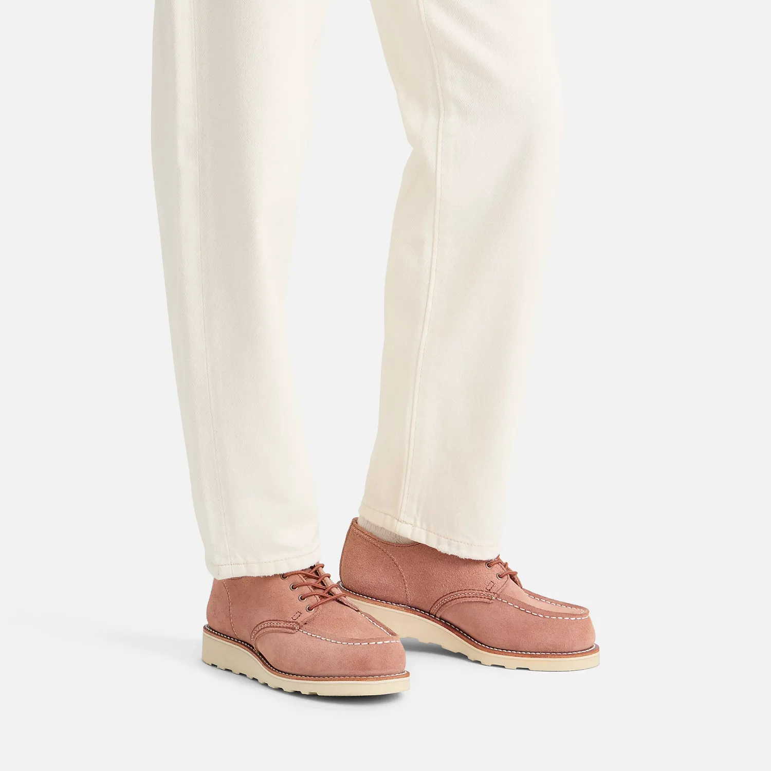Red Wing Women's Shop Moc Oxford Dusty Rose 3609